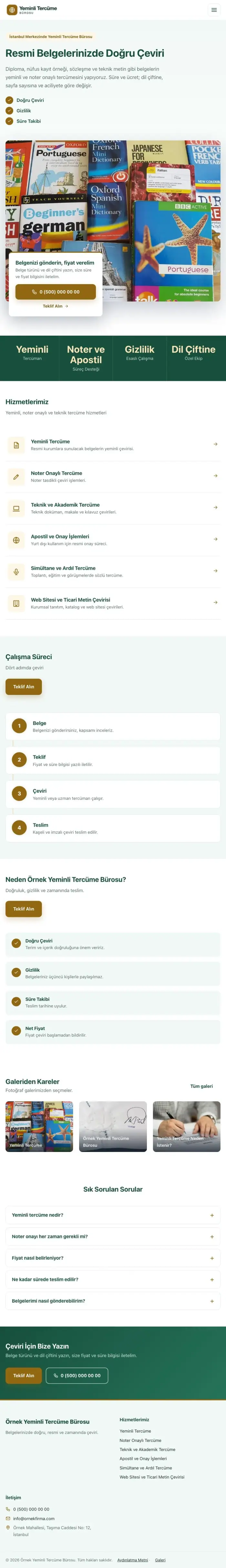 Bölünmüş Petrol Amber – Yeminli Tercüme Bürosu Web Sitesi tablet görünümü