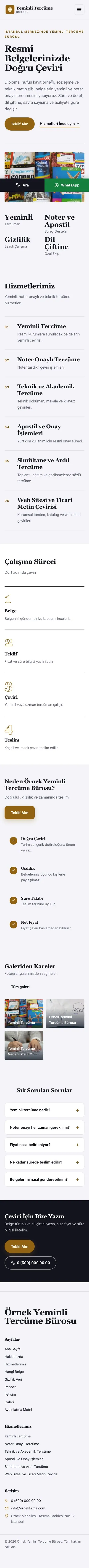 Dergi Editoryal Lacivert Turuncu II – Yeminli Tercüme Bürosu Web Sitesi mobil görünümü