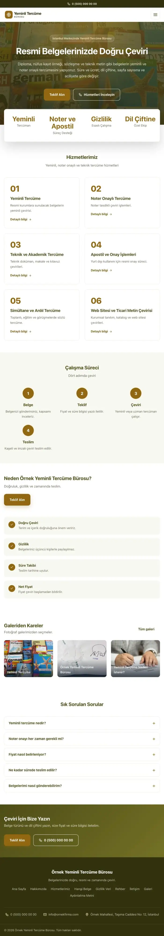 Merkez Zeytin Amber – Yeminli Tercüme Bürosu Web Sitesi tablet görünümü