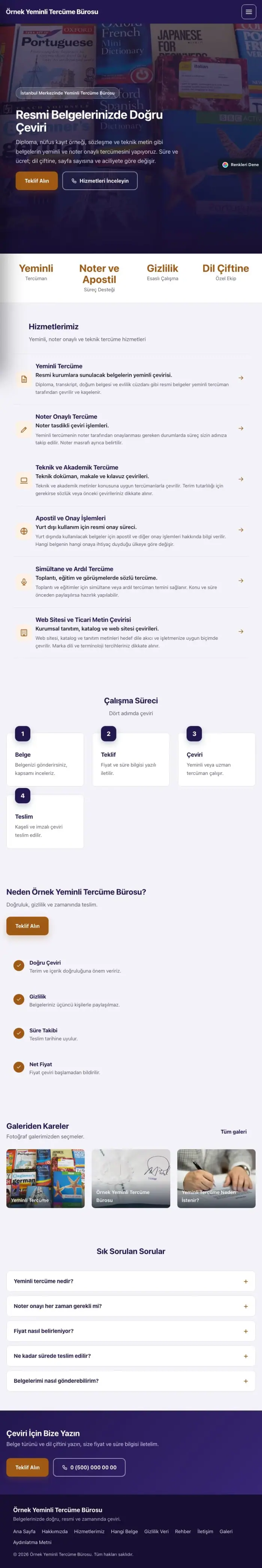Sol Menü Lacivert Turuncu – Yeminli Tercüme Bürosu Web Sitesi tablet görünümü
