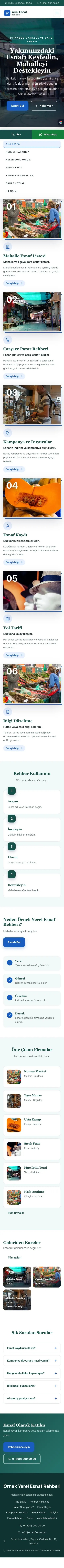 Zigzag Petrol Mavi – Yerel Esnaf Rehberi Web Sitesi mobil görünümü