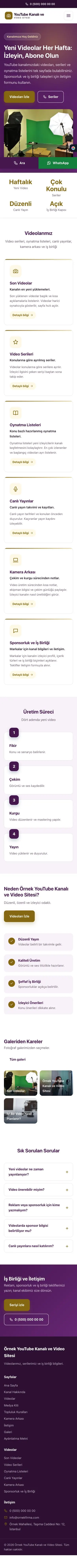Klasik Mor Amber – YouTube Kanalı ve Video Sitesi Web Sitesi mobil görünümü